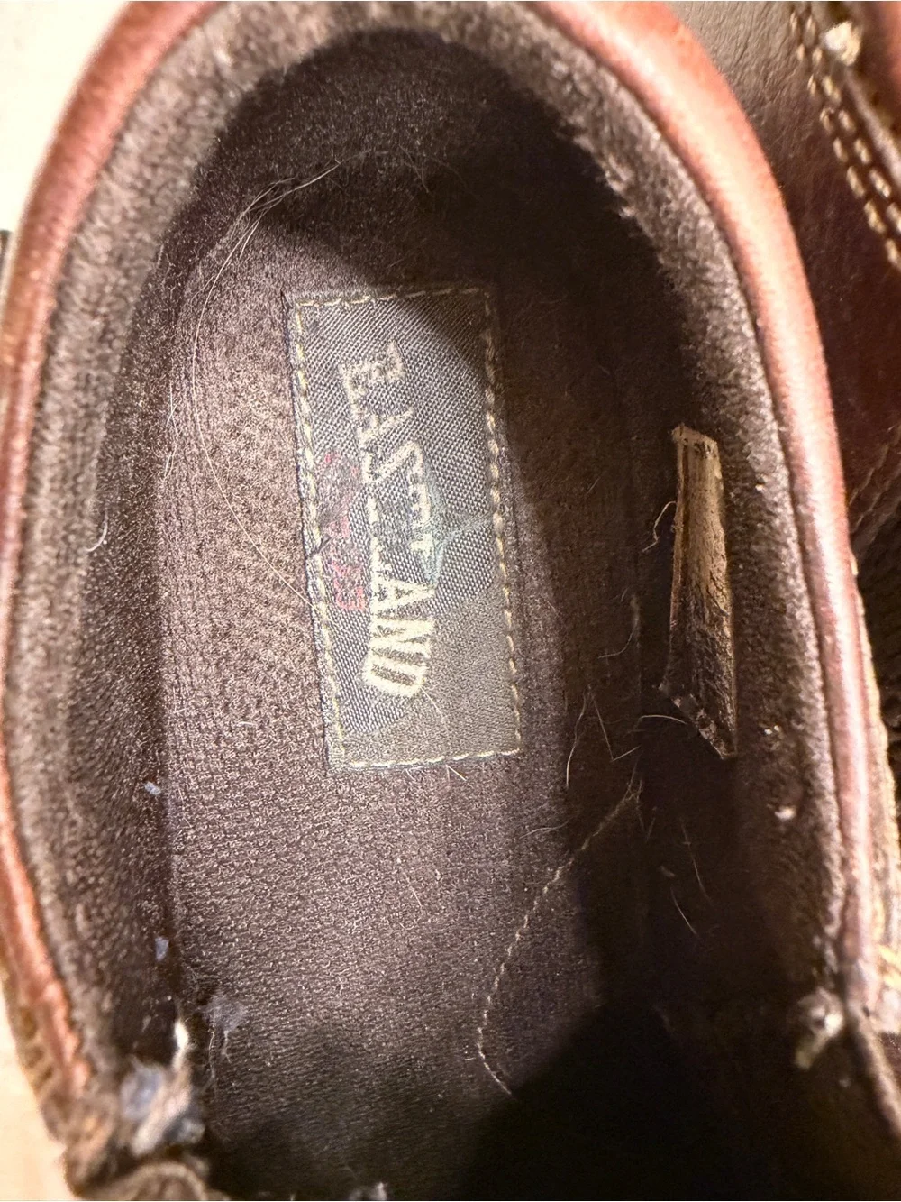 Eastland Brown Leather Slip-On Loafers